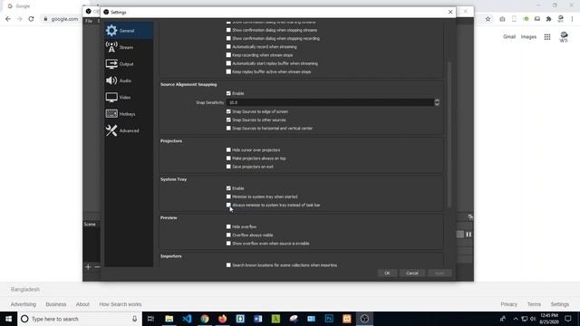 OBS Studio Always minimize to system tray смотреть онлайн