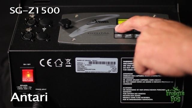 Antari Z 1500 Watt Smoke Generator by FroggysFog смотреть онлайн