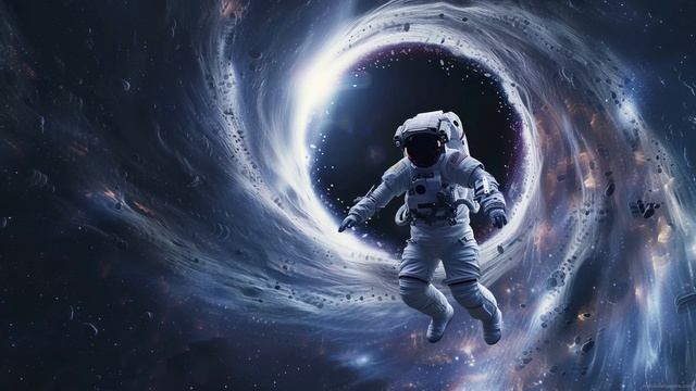 Black Hole with Astronaut | Wallpaper In 4K | Live Wallpaper смотреть онлайн