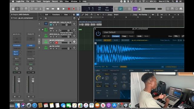 Logic Pro X DRUM MACHINE DESIGNER tutorial смотреть онлайн