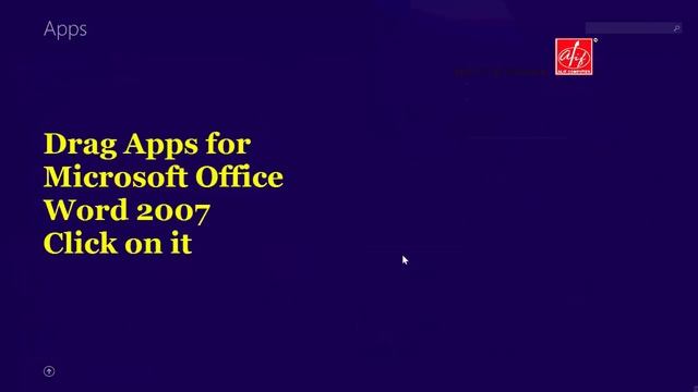 How to Open MS office 2007 at Windows 8 1 = LESSON 02 смотреть онлайн