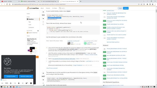 Eps. 7 - Activity & Intent Android смотреть онлайн