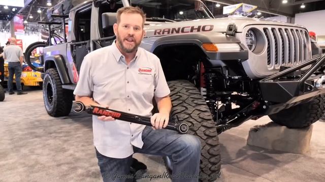 New Jeep JT Gladiator suspension from Rancho. 2019 SEMA Show in Las Vegas, Nevada. смотреть онлайн