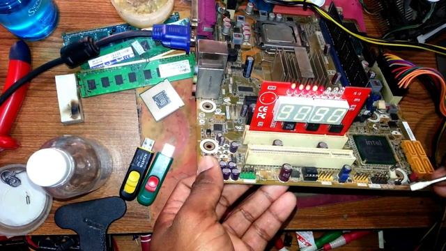 Haw To Repair Intel DG41WV Motherboard No Display Problem By Tanvir Computer Scientist смотреть онлайн