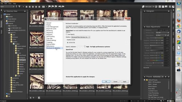How to enable OpenCL acceleration in Corel AfterShot Pro смотреть онлайн