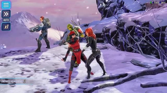 MARVEL Strike Force Heroes Android iOS Walkthrough - Part 7 - Villains United Ch1: A King's Ransom смотреть онлайн