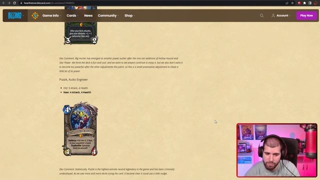 How Will The Hearthstone Nerfs Change The Meta After The Mini Set смотреть онлайн