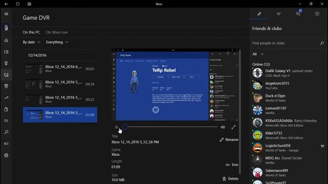 Record and Fix on Xbox Windows 10 App смотреть онлайн