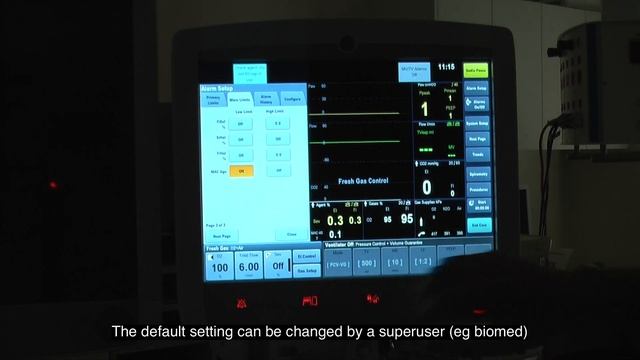 Setting the MAC alarms on a GE Aisys anaesthetic machine with v11 software. смотреть онлайн