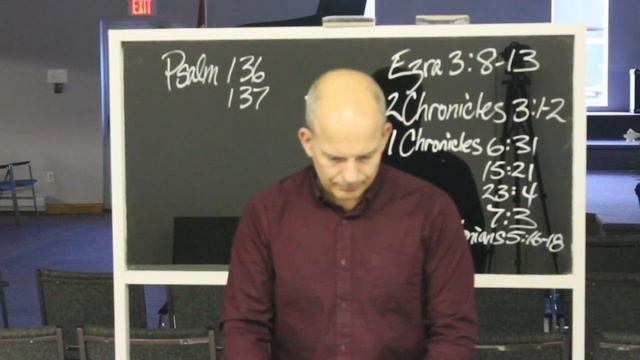 Ezra: Returning and Rebuilding - "Give Thanks To The LORD" chapter 3:8-13 смотреть онлайн