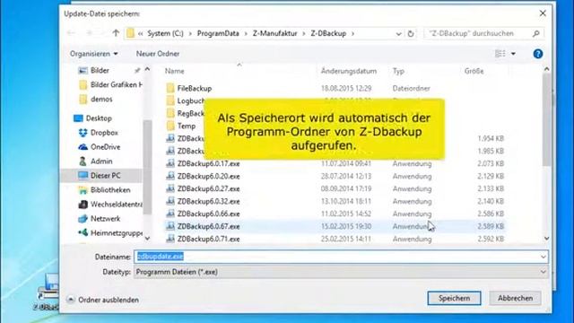 Z-DBackup - Live-Update смотреть онлайн