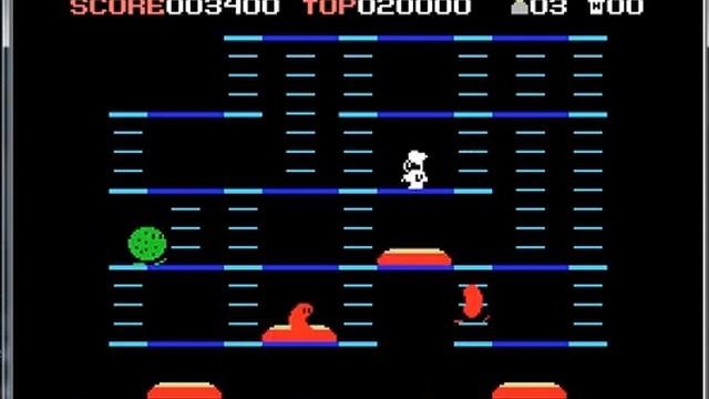 BurgerTime - MSX 1 Microsoft - emulador RuMSX 0.82 - testeado Windows 7 x64 смотреть онлайн