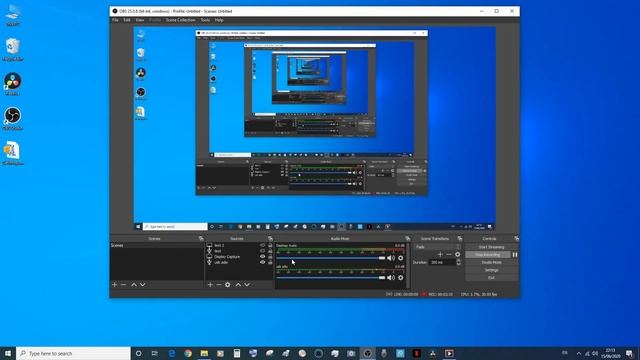 How to record computer screen and audio in OBS Studio for windows 10 apple mac linux in Hindi / URD смотреть онлайн