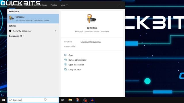 How To | Check Trusted Platform Module (TPM) | Windows 10 смотреть онлайн