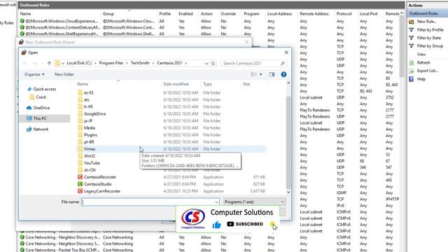 How to Block a Program from connecting to the internet | Windows Defender Firewall смотреть онлайн
