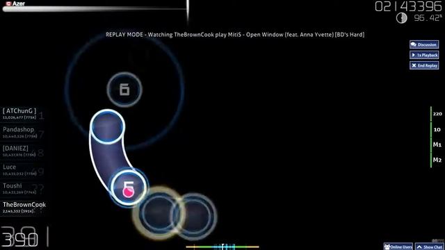 osu! - MitiS - Open Window (feat. Anna Yvette) - BD's Hard - FC S смотреть онлайн