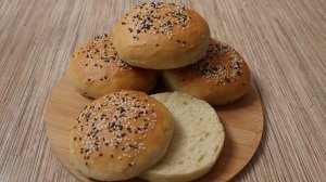БУЛОЧКИ ДЛЯ БУРГЕРОВ, гамбургеров | Хлебные булочки своими руками.