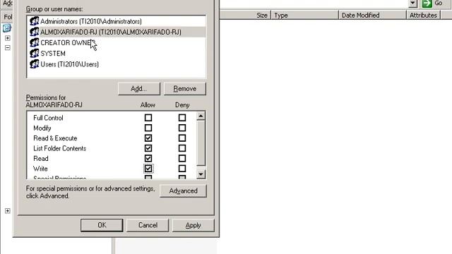 Windows Server 2003 Standard Edition - Permissoes de pasta1.avi смотреть онлайн