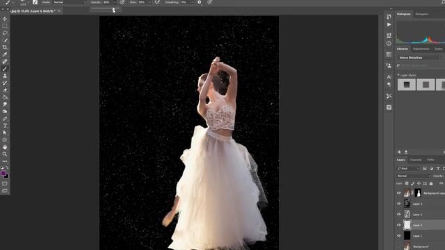 How to edit a background in a night sky in Photoshop смотреть онлайн