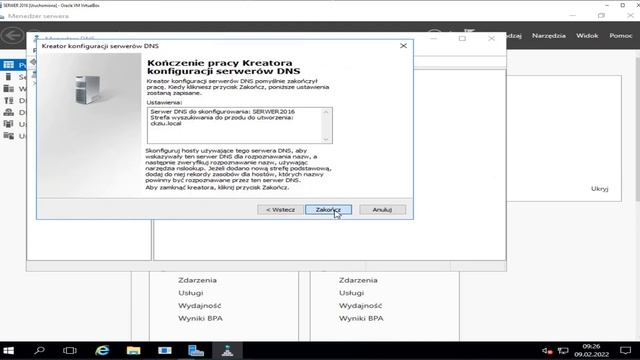 12.0 Serwer DNS Windows 2016 смотреть онлайн