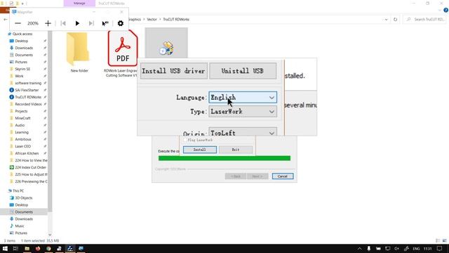 TruCUT RDWorks Installing on Windows (Part 1) Graphical User Interface Mini-Series смотреть онлайн