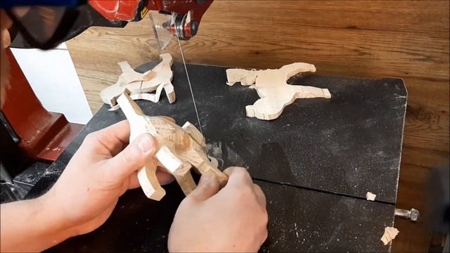 Band Saw 3D cutting Fighting Cat, Arnold's spontaneous Free hand Creation смотреть онлайн