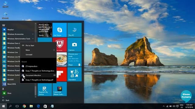 #8 | The Start Menu | Getting Started With Windows 10 смотреть онлайн