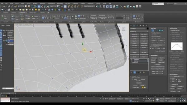 Topology Hard Surface: Correct topology of a Drill Modeling In 3ds Max || N°_54