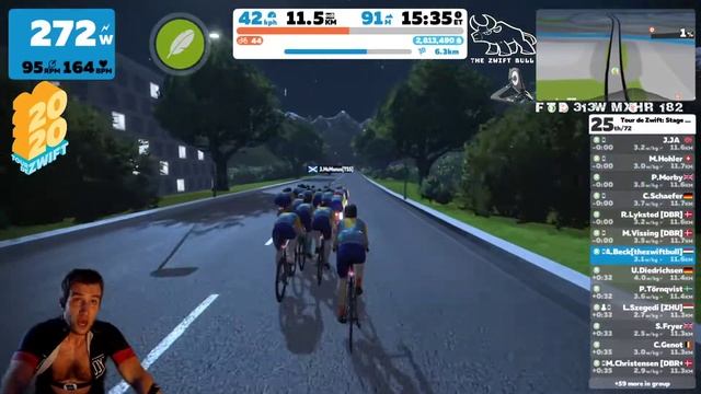 Tour de Zwift 2️⃣0️⃣2️⃣0️⃣ Stage 2️⃣ RACE 🚴♂️🏁 смотреть онлайн