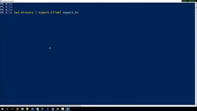How to export history to a XML file with Powershell смотреть онлайн
