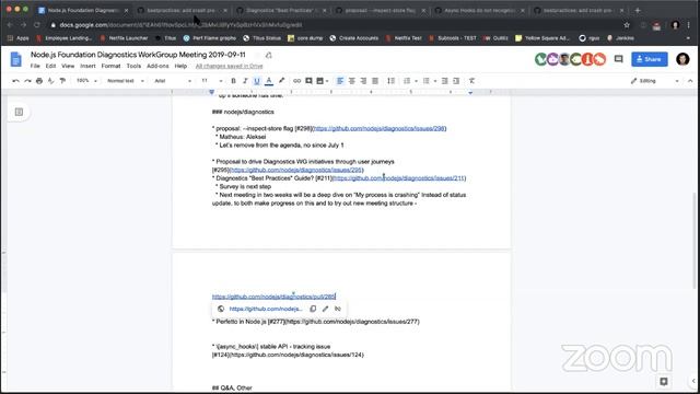 Diagnostics WG meeting смотреть онлайн