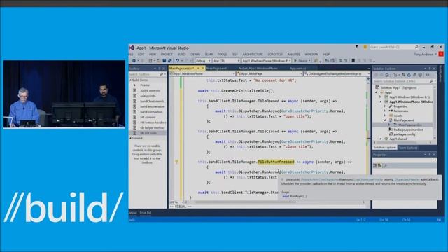 Build 2015 Microsoft Band Developing for Microsoft Band and Microsoft Health смотреть онлайн