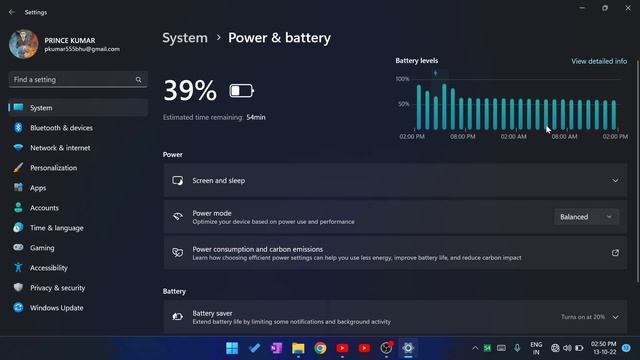 Baterry Usage in laptop смотреть онлайн