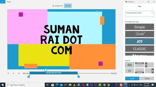 How to use Windows 10 Free Video Editor | Suman Rai Dot Com смотреть онлайн
