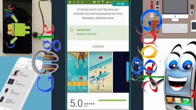 Aplicacion De Iconos Del Tiempo + Icon Pack Nuevo Para Android смотреть онлайн
