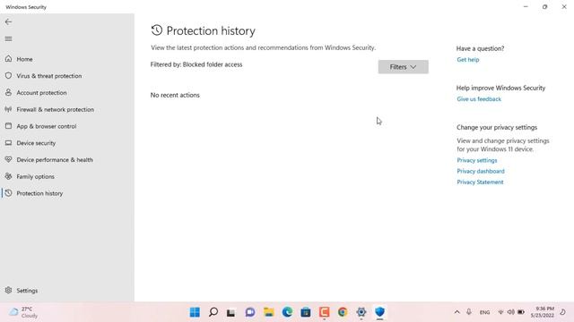 วิธีเปิดใช้งานคุณสมบัติป้องกันมัลแวร์เรียกค่าไถ่ใน Windows 11 Ransomware protection Windows 11 смотреть онлайн