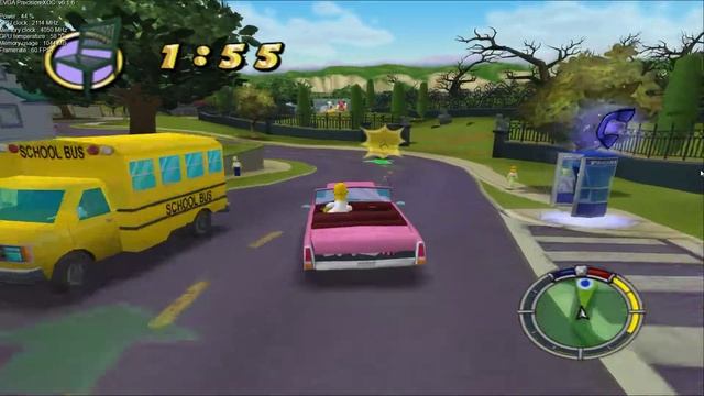 The Simpsons Hit & Run PCSX2 1080p GAMEPLAY GTX 1060 смотреть онлайн