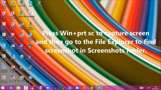 How to take a screenshot in Windows 8.1 смотреть онлайн