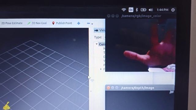 Kinect 360 on Ubuntu using freenect | PointCloud | Color Image | Depth Image смотреть онлайн