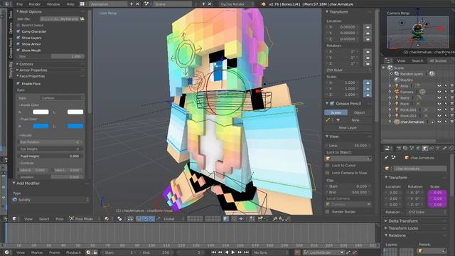 Easy Minecraft Blender Render Tutorial (Minecraft Graphics) [MAC;WIN] 2016 смотреть онлайн