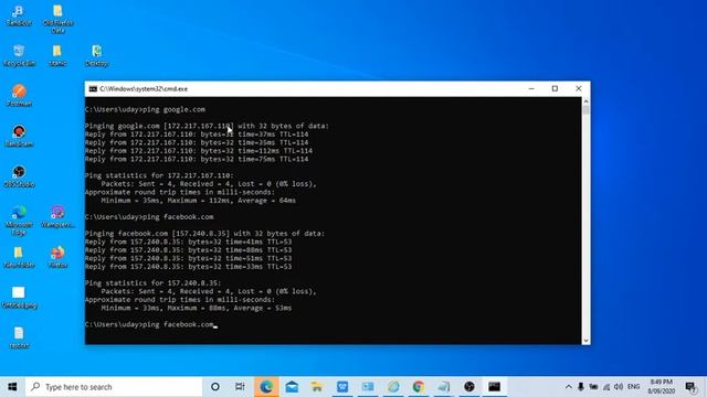 19 ping Windows Dos Commands tutotrial System Admin tutorial commands смотреть онлайн