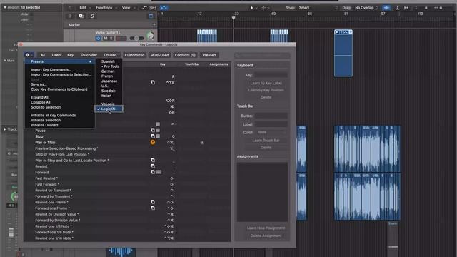Key Commands and Switching them on the Fly using VoiceOver in Logic Pro X смотреть онлайн