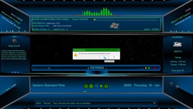 ASTRAEA (Spacetime) Rainmeter Skin смотреть онлайн