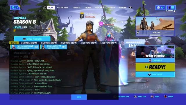Fortnite lobby (Gameplay)! смотреть онлайн