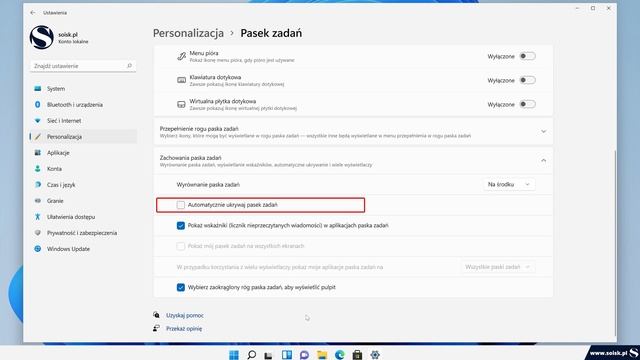 Jak włączyć autoukrywanie paska zadań w systemie Windows 11. смотреть онлайн