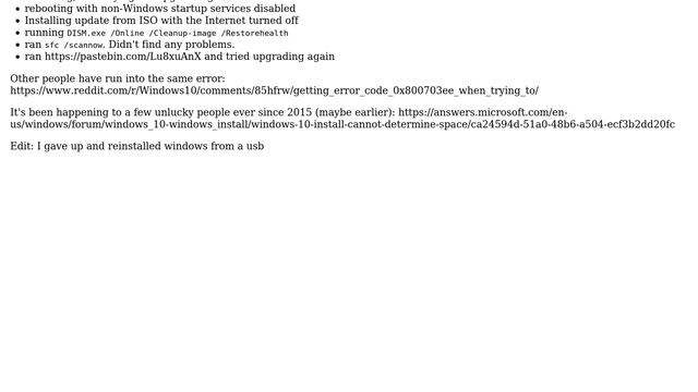 Getting error 0x800703ee when trying to upgrade Windows 10 (2 Solutions!!) смотреть онлайн