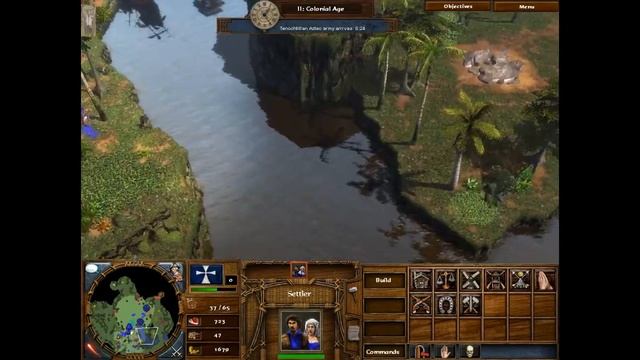 Age of Empires III V.05 Blood, Ice and Steel [act 1 (Temples of the Aztec)] смотреть онлайн