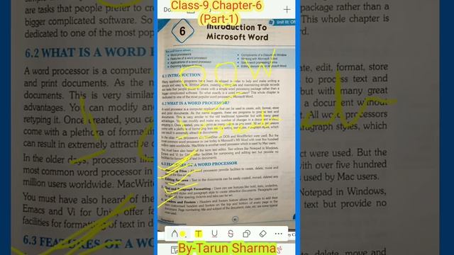 Class-9 llCAll Ch-6 ll Introduction To Microsoft Word ll Text Explanation ll Part-1 ll TKS Tutoria смотреть онлайн
