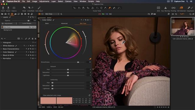 lissage dans capture one pro смотреть онлайн