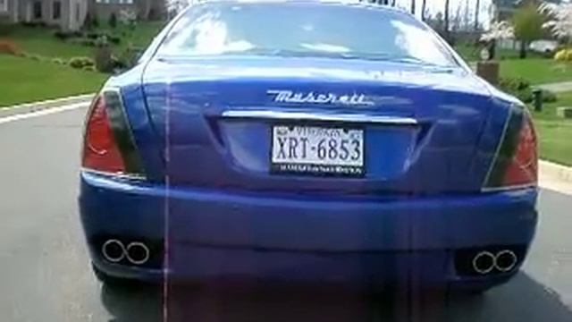 Maserati Quattroporte Sport GT Custom Exhaust смотреть онлайн